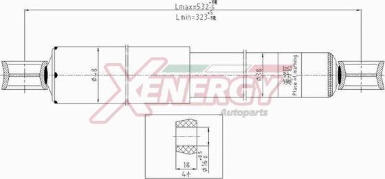 AP XENERGY X240443 - Ammortizzatore www.autoricambi360.it