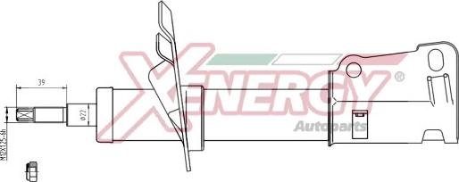 AP XENERGY X250339 - Ammortizzatore www.autoricambi360.it