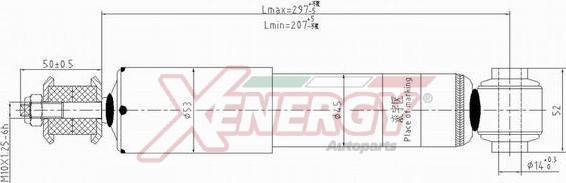 AP XENERGY X261344 - Ammortizzatore www.autoricambi360.it