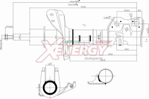 AP XENERGY X261339 - Ammortizzatore www.autoricambi360.it