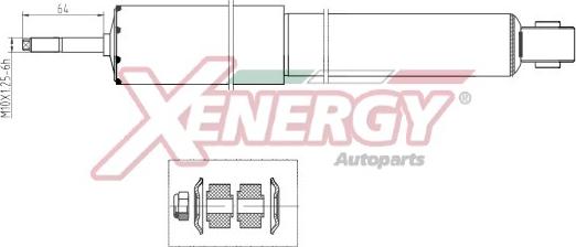 AP XENERGY X285344 - Ammortizzatore www.autoricambi360.it