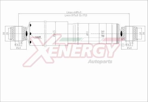 AP XENERGY X283344 - Ammortizzatore www.autoricambi360.it