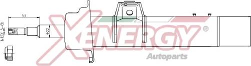 AP XENERGY X270339 - Ammortizzatore www.autoricambi360.it