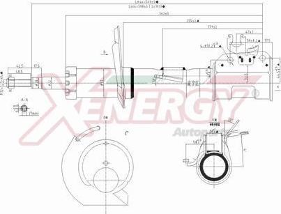 AP XENERGY X740339 - Ammortizzatore www.autoricambi360.it