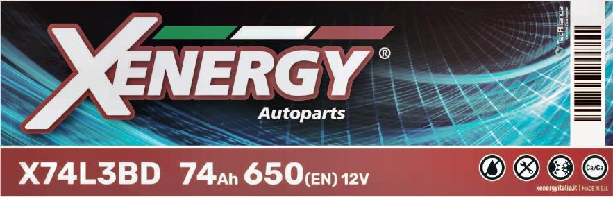 AP XENERGY X74L3BD - Batteria avviamento www.autoricambi360.it