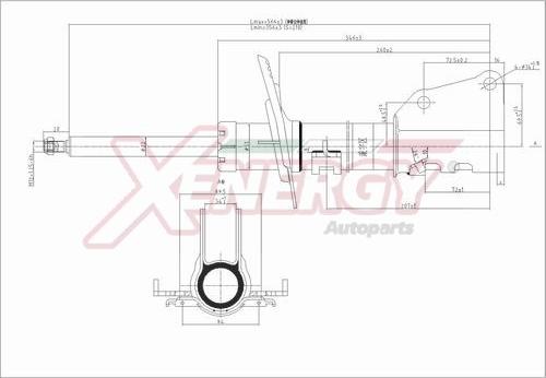 AP XENERGY X766339 - Ammortizzatore www.autoricambi360.it