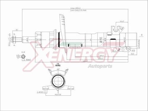AP XENERGY X763339 - Ammortizzatore www.autoricambi360.it