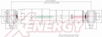AP XENERGY X709344 - Ammortizzatore www.autoricambi360.it
