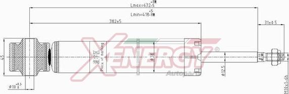 AP XENERGY X700552 - Ammortizzatore www.autoricambi360.it