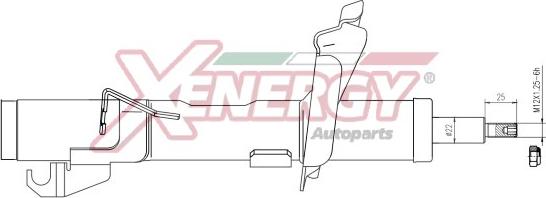 AP XENERGY X700334 - Ammortizzatore www.autoricambi360.it