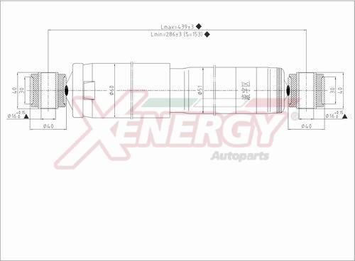 AP XENERGY X701345 - Ammortizzatore www.autoricambi360.it