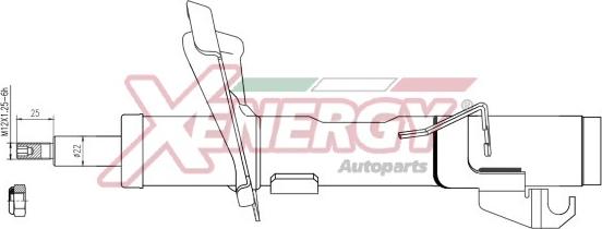 AP XENERGY X701334 - Ammortizzatore www.autoricambi360.it