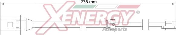 AP XENERGY X70348 - Contatto segnalazione, Usura past. freno / mat. d'attrito www.autoricambi360.it