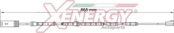 AP XENERGY X70332 - Contatto segnalazione, Usura past. freno / mat. d'attrito www.autoricambi360.it