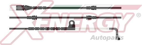 AP XENERGY X70239 - Contatto segnalazione, Usura past. freno / mat. d'attrito www.autoricambi360.it