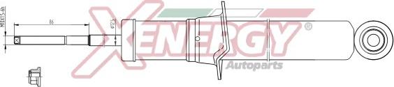 AP XENERGY X702341 - Ammortizzatore www.autoricambi360.it