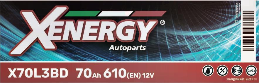 AP XENERGY X70L3BD - Batteria avviamento www.autoricambi360.it
