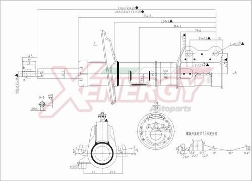 AP XENERGY X788339 - Ammortizzatore www.autoricambi360.it