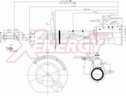 AP XENERGY X739339 - Ammortizzatore www.autoricambi360.it