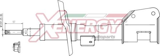AP XENERGY X730339 - Ammortizzatore www.autoricambi360.it