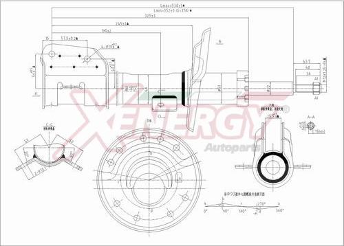 AP XENERGY X731339 - Ammortizzatore www.autoricambi360.it