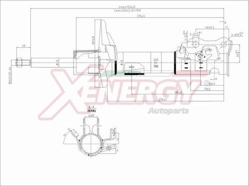 AP XENERGY X732338 - Ammortizzatore www.autoricambi360.it