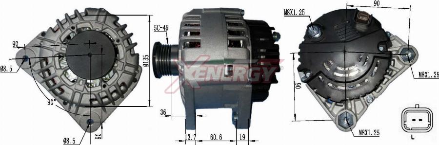 AP XENERGY XAL10515AD - Alternatore www.autoricambi360.it