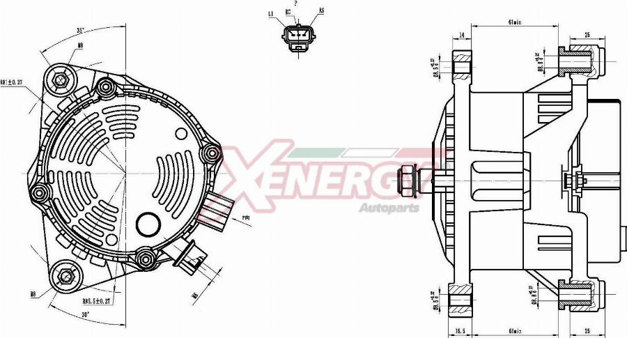 AP XENERGY XAL10730AD - Alternatore www.autoricambi360.it