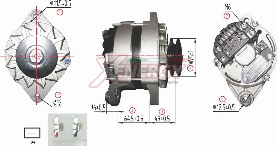 AP XENERGY XAL11530AD - Alternatore www.autoricambi360.it
