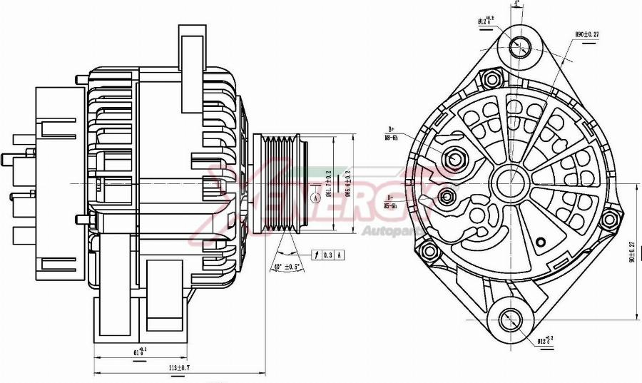 AP XENERGY XAL18030AD - Alternatore www.autoricambi360.it