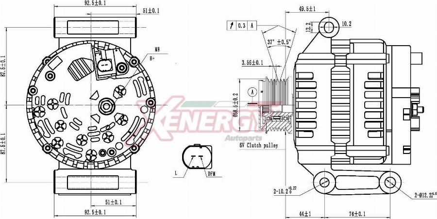 AP XENERGY XAL30710AD - Alternatore www.autoricambi360.it