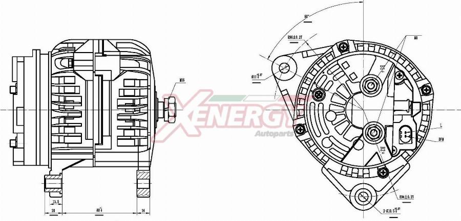 AP XENERGY XAL32010AD - Alternatore www.autoricambi360.it