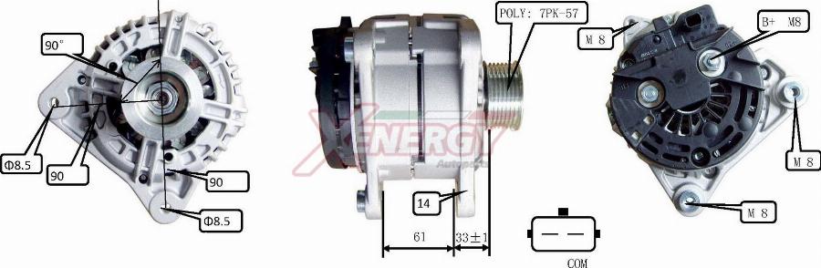 AP XENERGY XAL32115AD - Alternatore www.autoricambi360.it