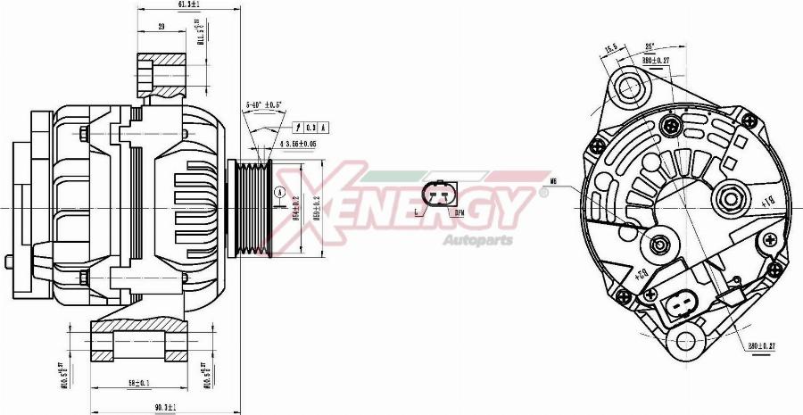 AP XENERGY XAL24110AD - Alternatore www.autoricambi360.it