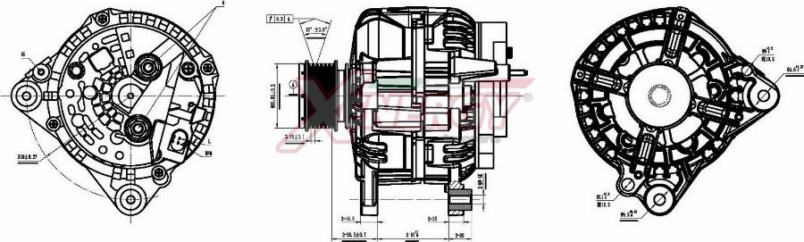 AP XENERGY XAL25915AD - Alternatore www.autoricambi360.it