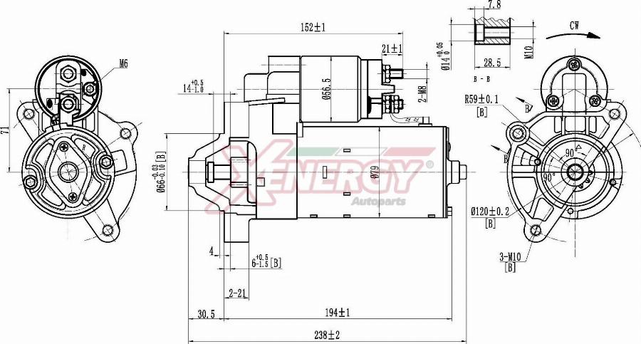 AP XENERGY XST10415AD - Motorino d'avviamento www.autoricambi360.it