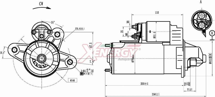 AP XENERGY XST10014AD - Motorino d'avviamento www.autoricambi360.it