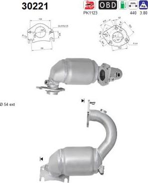 AS 30221 - Catalizzatore www.autoricambi360.it