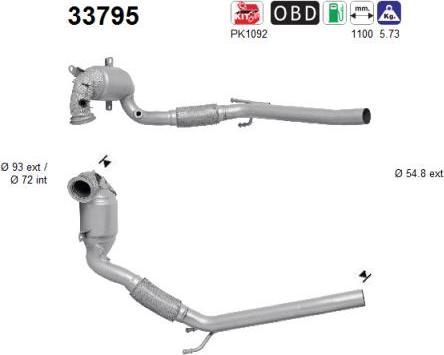 AS 33795 - Catalizzatore www.autoricambi360.it