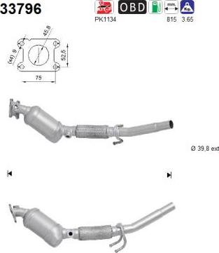 AS 33796 - Catalizzatore www.autoricambi360.it