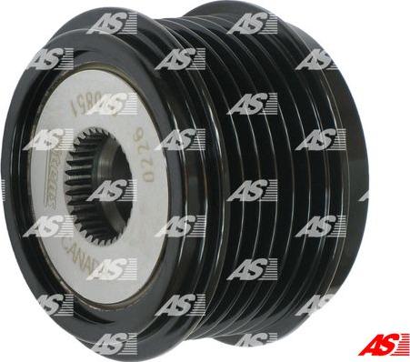 AS-PL AFP0075(LITENS) - Puleggia cinghia, Alternatore www.autoricambi360.it