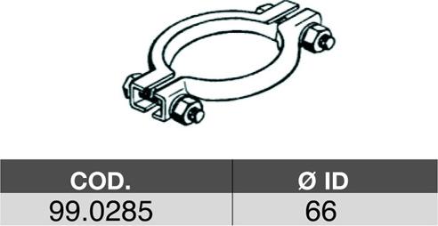 ASSO 99.0285 - Connettore tubi, Imp. gas scarico www.autoricambi360.it