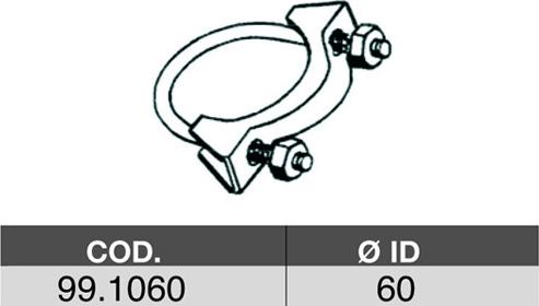 ASSO 99.1060 - Connettore tubi, Imp. gas scarico www.autoricambi360.it