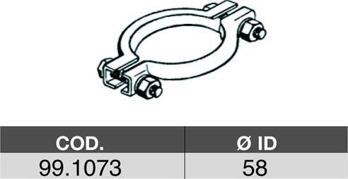 ASSO 99.1073 - Connettore tubi, Imp. gas scarico www.autoricambi360.it
