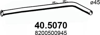 ASSO 40.5070 - Tubo gas scarico www.autoricambi360.it