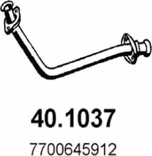 ASSO 40.1037 - Tubo gas scarico www.autoricambi360.it