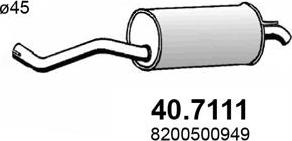 ASSO 40.7111 - Silenziatore posteriore www.autoricambi360.it