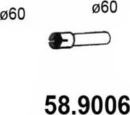 ASSO 58.9006 - Tubo gas scarico www.autoricambi360.it