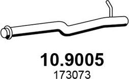 ASSO 10.9005 - Tubo gas scarico www.autoricambi360.it