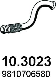 ASSO 10.3023 - Tubo gas scarico www.autoricambi360.it